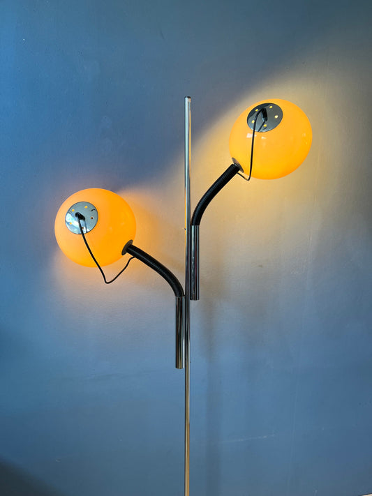 Mid Century Steinhauer Mushroom Floor Lamp | Vintage Space Age Lighting | 70s Retro Light