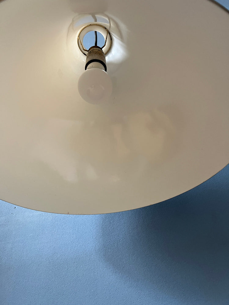 Vintage Mocca-Coloured Space Age Pendant Light | Mid Century Modern Lamp | Retro 70s Ceiling Lamp