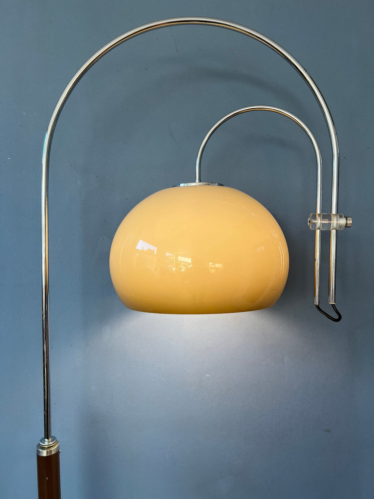 Artiforte Double Arc Mushroom Space Age Floor Lamp